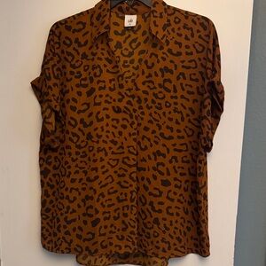 Cabi Replay Animal Print Blouse